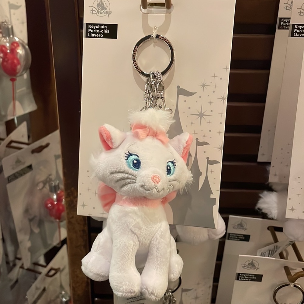 Disney Parks Marie Plush Keychain